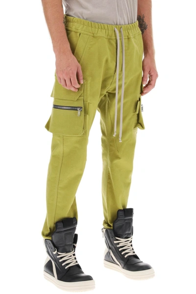 Shop Rick Owens 'mastodon' Cargo Pants Men In Green