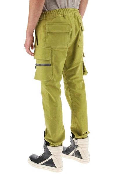 Shop Rick Owens 'mastodon' Cargo Pants Men In Green