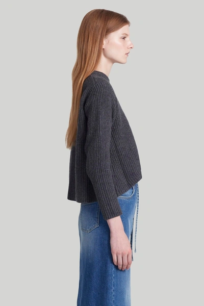 Shop Altuzarra 'neale' Sweater In Iron Melange