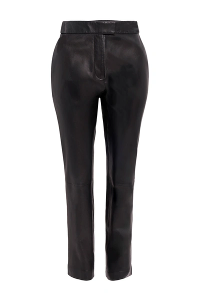 Shop Altuzarra 'todd' Pant In Black Leather