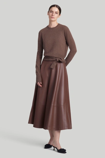 Shop Altuzarra 'varda' Skirt In Mustang