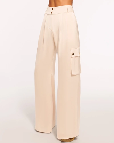 Shop Ramy Brook Rumer Wide Leg Cargo Pant In Soft Gold