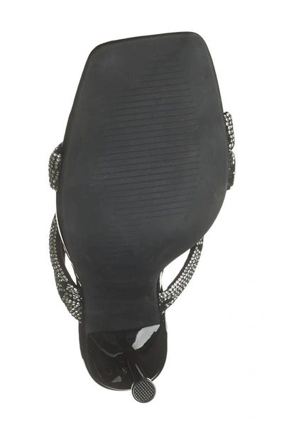 Shop Wild Diva Lounge Embellished Stiletto Sandal In Black
