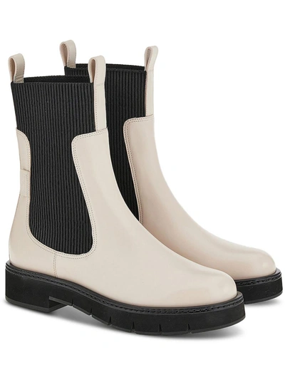 Shop Ferragamo Rook Womens Leather Short Rain Boots In Multi