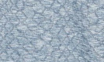 Shop Robert Barakett Saldon Jacquard Knit Button-up Shirt In Teal