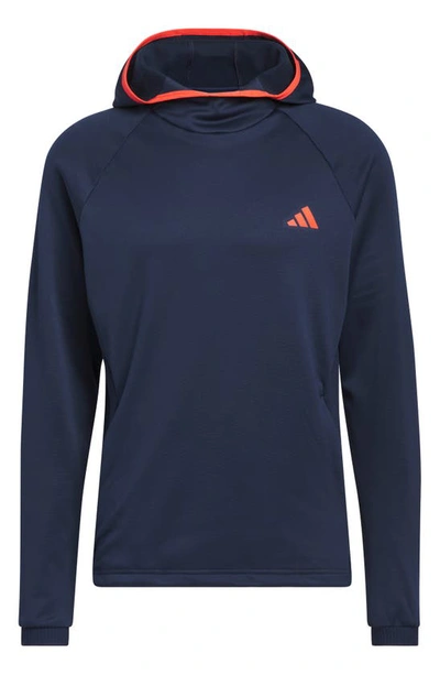 Shop Adidas Golf Cold.rdy Hoodie In Collegiate Navy