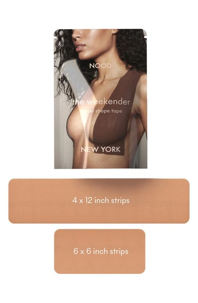 Nood Shape Tape Pre-cut Breast Tape In No. 5 Soft Tan