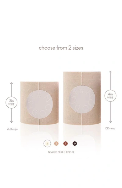 Shop Nood 4-inch Shape Tape Breast Tape In No. 3 Buff