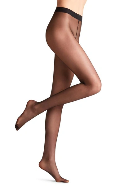 Shop Falke Seidenglatt 15 Tights In Black