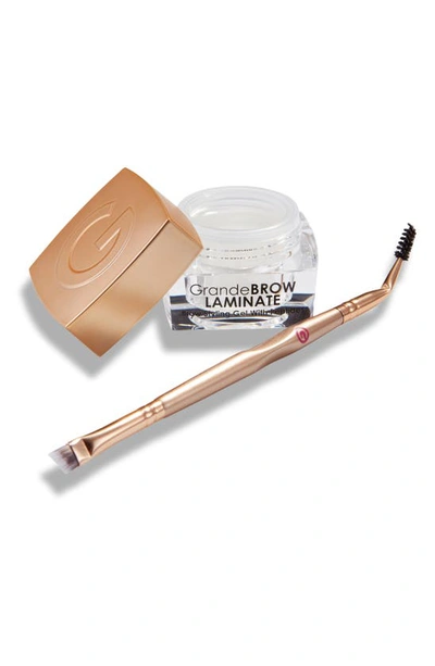 Shop Grande Cosmetics Grandebrow-laminate Brow Styling Gel With Peptides In Clear