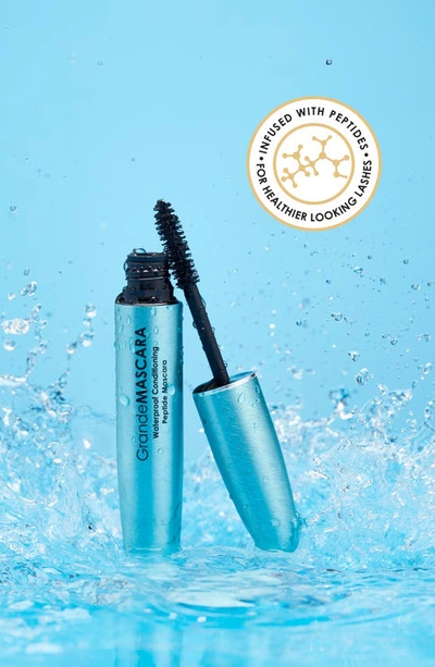 Shop Grande Cosmetics Grandemascara Waterproof Conditioning Peptide Mascara In Black