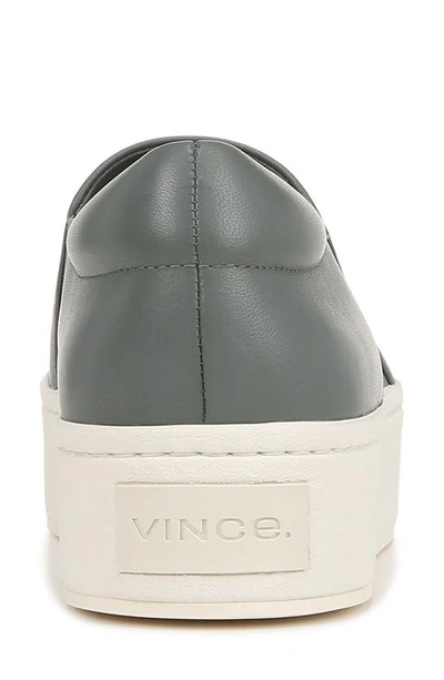 Shop Vince Warren Platform Slip-on Shoe In Seastone