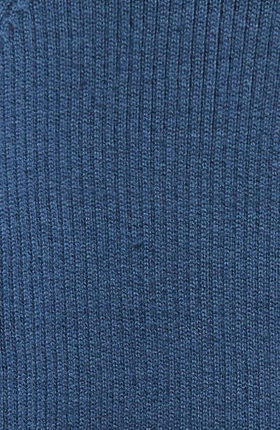 Shop Nordstrom Rib Cotton Sweater & Leggings Set In Navy Denim