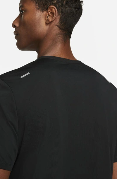 Shop Nike Dri-fit 365 Running T-shirt In Black