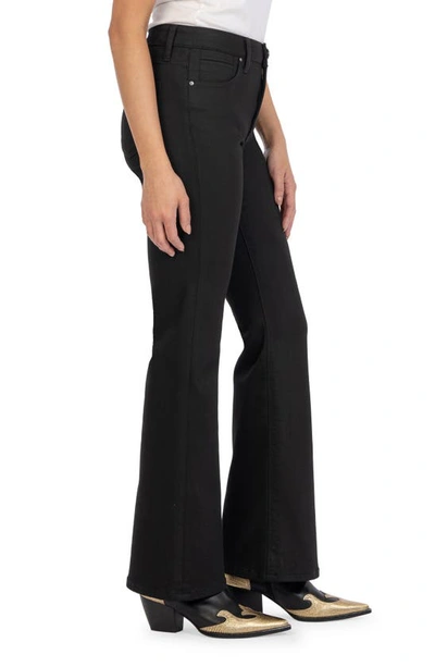 Shop Kut From The Kloth Stella Fab Ab High Waist Flare Jeans In Black
