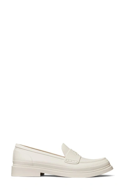 Shop Tory Burch Classic Rain Loafer In Off White