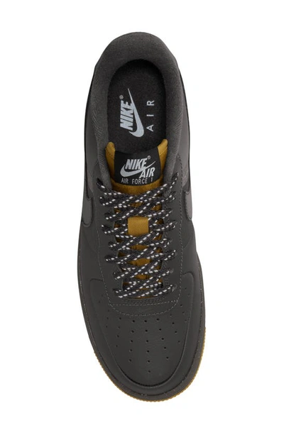 Shop Nike Air Force 1 '07 Lv8 Sneaker In Medium Ash/ Bronzine/ Blue