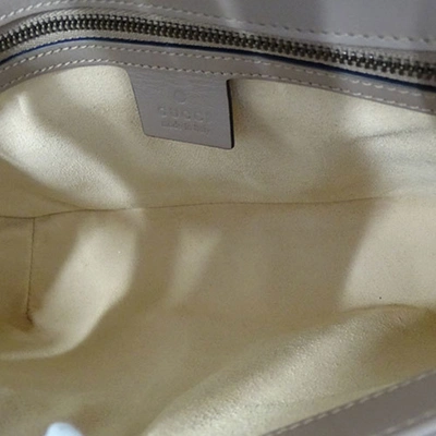 Shop Gucci Gg Marmont Pink Leather Shoulder Bag ()