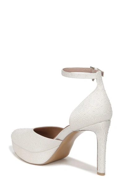 Naturalizer Pnina Tornai For  Rak Platform Dress Pumps In Silk White Fabric