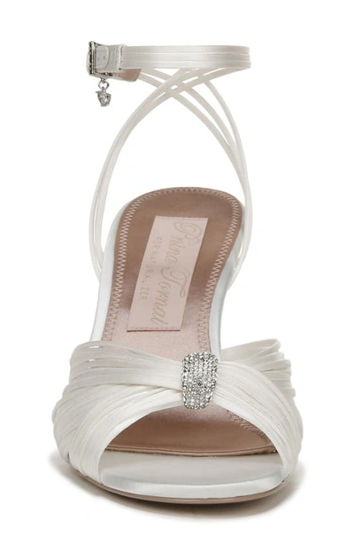 Shop Naturalizer X Pnina Tornai Cariad Sandal In Silk White Fabric