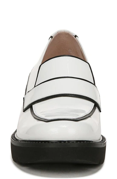 Shop Naturalizer X Pnina Tornai Agapi Platform Loafer (women) In White Patent Leather