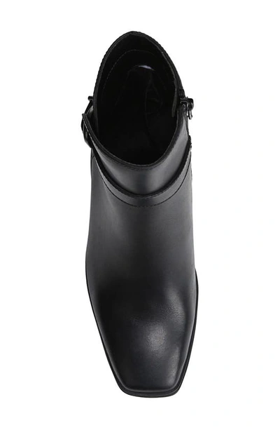 Shop Naturalizer Aimee Water Resistant Zip Bootie In Black Leather