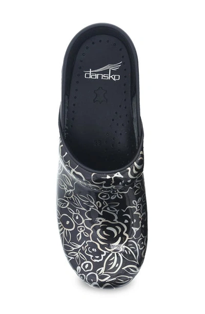 Dansko Professional Clog In Metallic Rose Patent