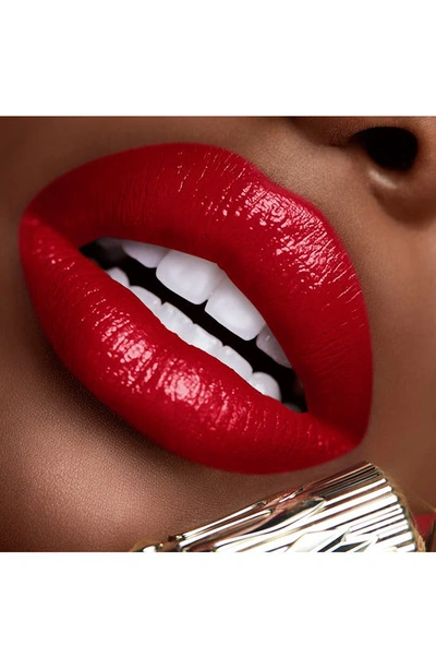 Shop Christian Louboutin Rouge Stiletto Glossy Shine Lipstick In Private Red