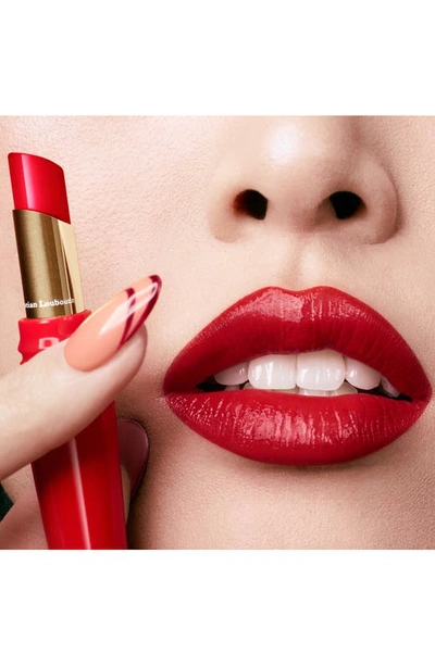 Christian Louboutin Rouge Stiletto Glossy Shine Lipstick In Private Red
