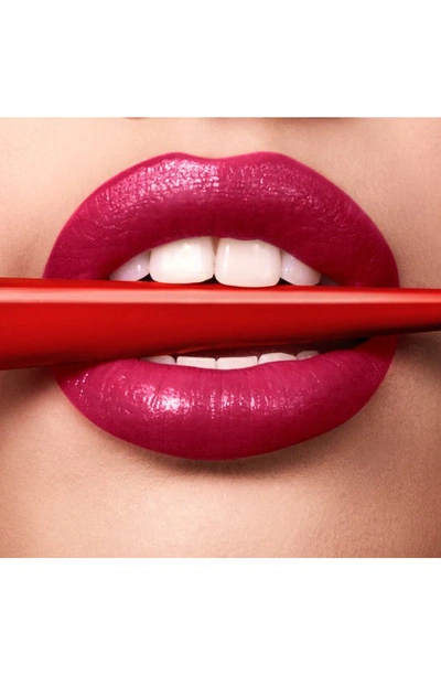 Shop Christian Louboutin Rouge Stiletto Glossy Shine Lipstick In Levita Grape