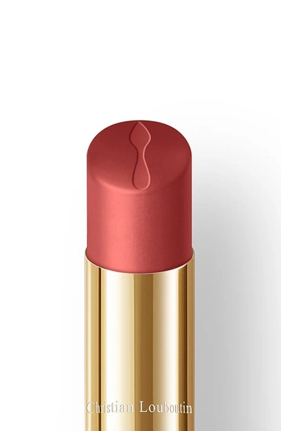 Shop Christian Louboutin Rouge Stiletto Lumi Matte Lipstick In Nude Rose