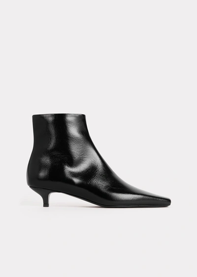 Shop Totême The Slim Ankle Boot Black Patent