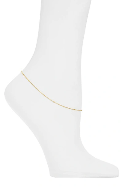 Shop Bony Levy 14k Gold Chain Anklet In 14k Yellow Gold