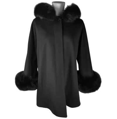 Shop Made In Italy Black Wool Vergine Jackets & Coat