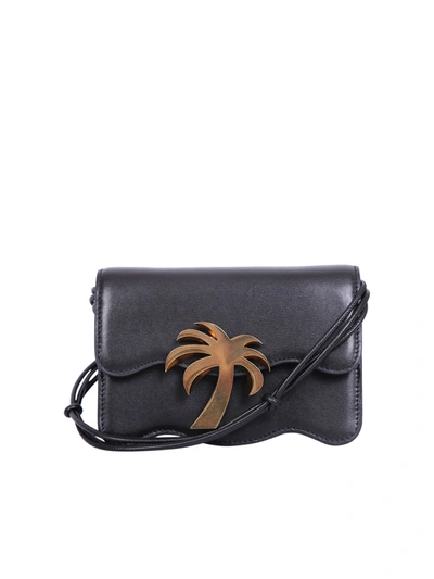 Shop Palm Angels Palm Beach Mini Bag In Black
