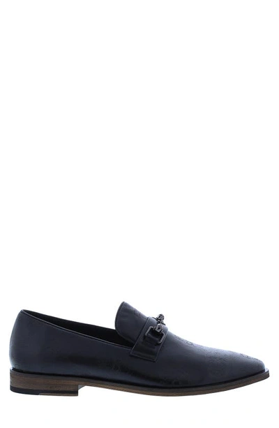 Shop Robert Graham Empire Perforated Loafer In Black