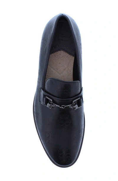 Shop Robert Graham Empire Perforated Loafer In Black