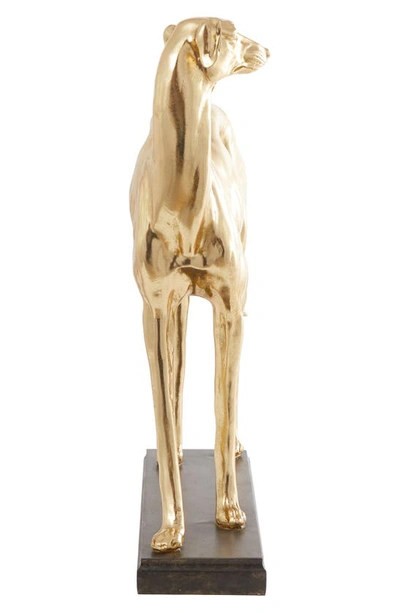 Shop Uma The Novogratz Greyhound Sculpture In Gold