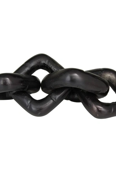 Shop Uma Novogratz Chain Sculpture In Black