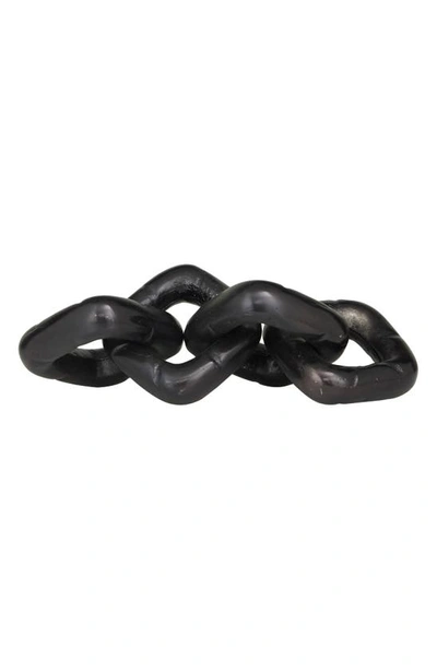 Shop Uma Novogratz Chain Sculpture In Black