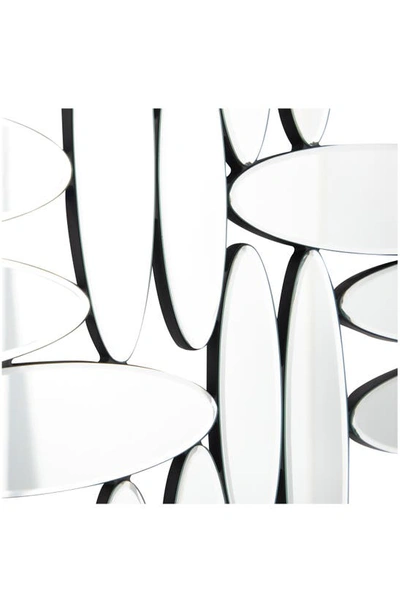 Shop Uma Novogratz Abstract Wall Mirror In Silver
