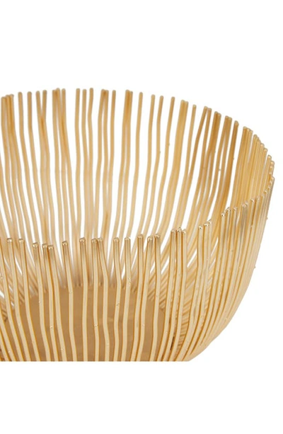 Shop Uma Novogratz Set Of 2 Decorative Bowls In Gold