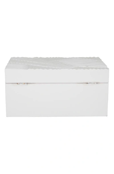 Shop Uma Novogratz Set Of 3 Decorative Boxes In White