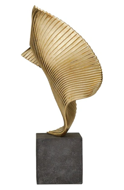 Shop Uma Wave Sculpture In Gold