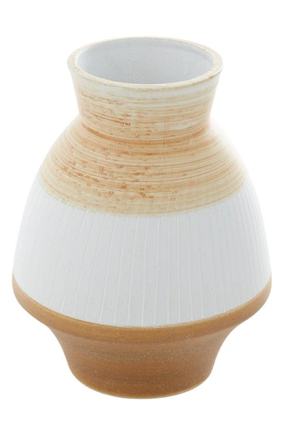 Shop Uma Ceramic Vase In Brown