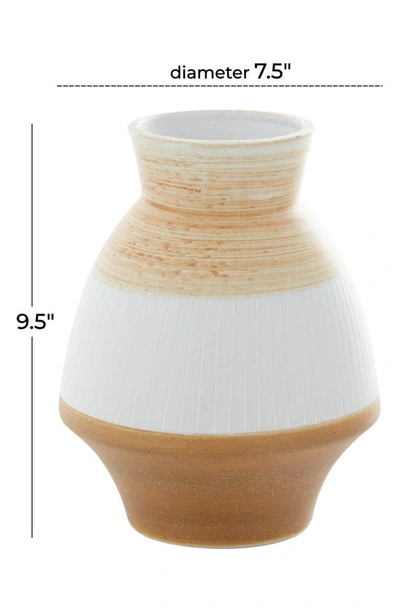 Shop Uma Ceramic Vase In Brown