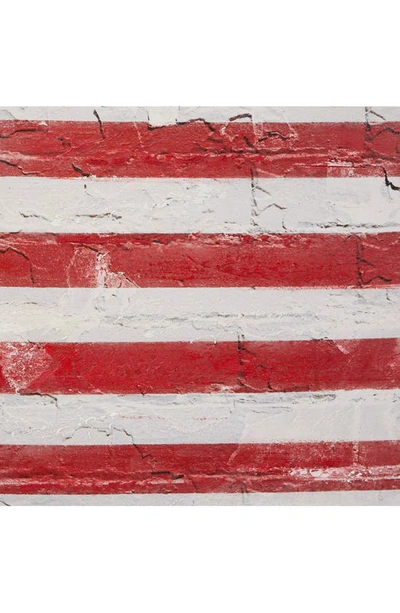 Shop Uma Novogratz American Flag Canvas Wall Art In Red