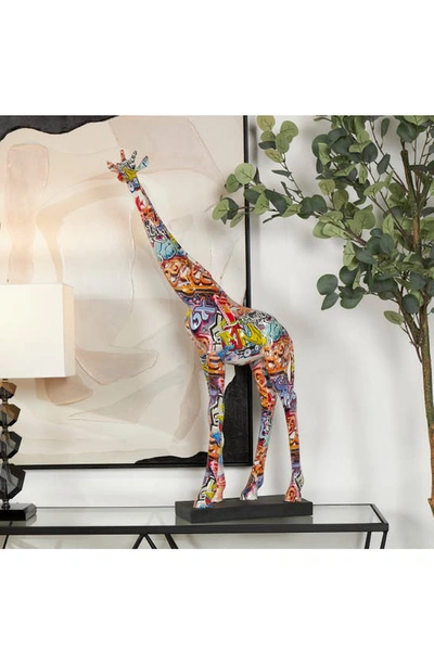 Shop Uma Graffiti Giraffe Sculpture In Multi