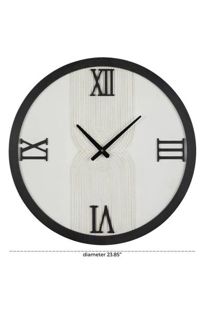 Shop Uma Wood Wall Clock In White