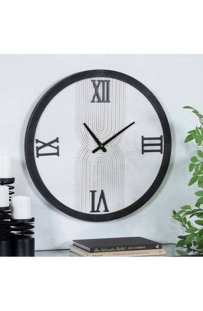 Shop Uma Wood Wall Clock In White